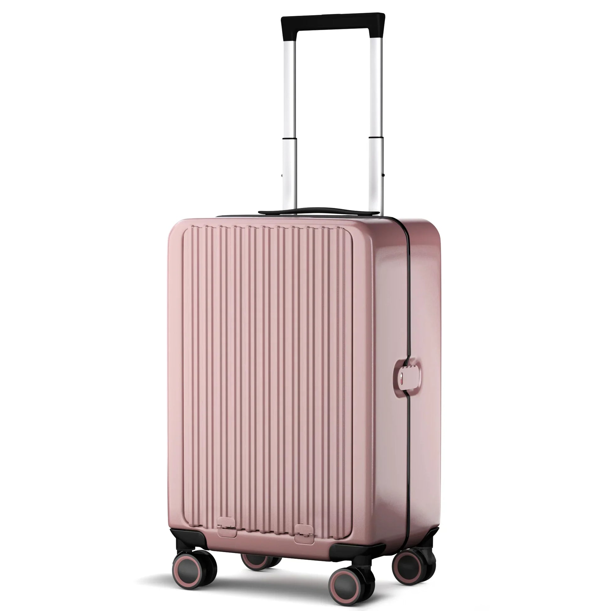 KTX-716627 Unbreakable Hard Shell Aluminium Travel Trolley Case Suitcase with PC Material