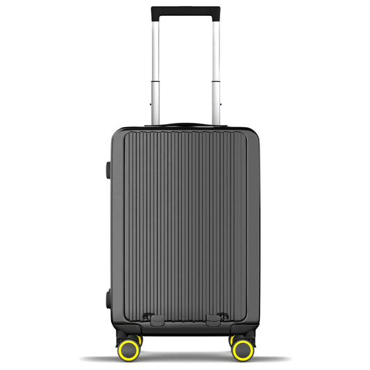 KTX-716627 Unbreakable Hard Shell Aluminium Travel Trolley Case Suitcase with PC Material