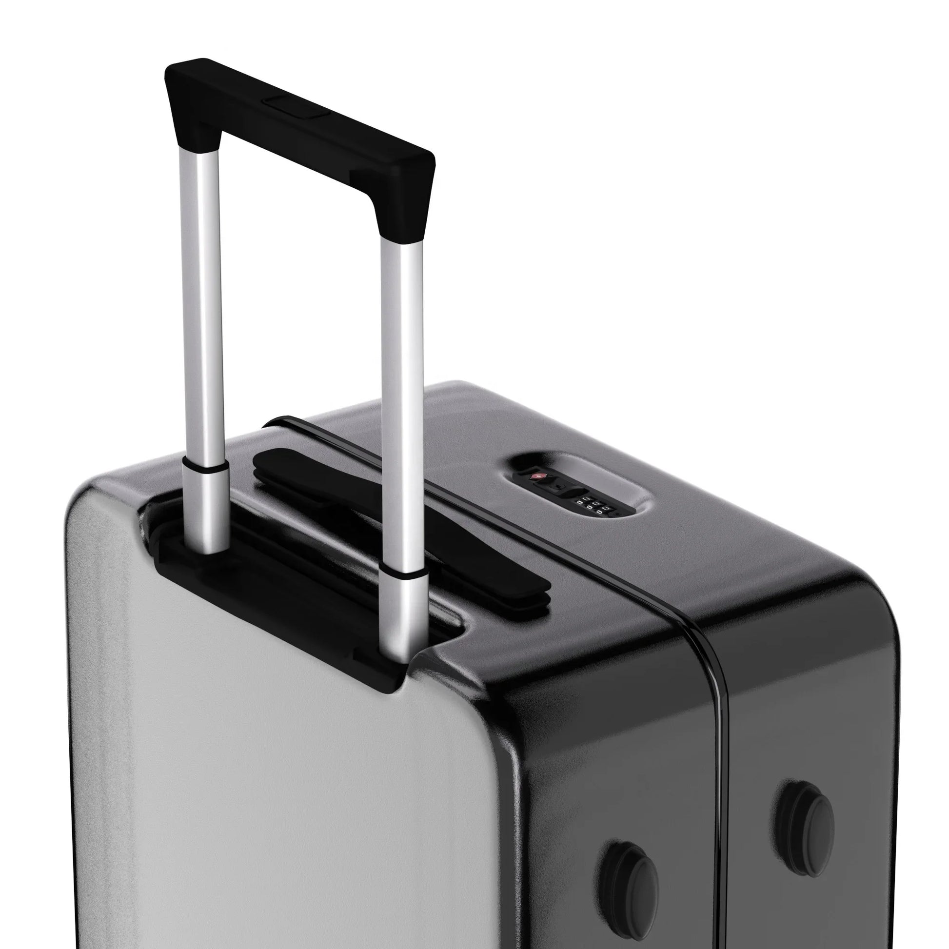 KTX-716627 Unbreakable Hard Shell Aluminium Travel Trolley Case Suitcase with PC Material