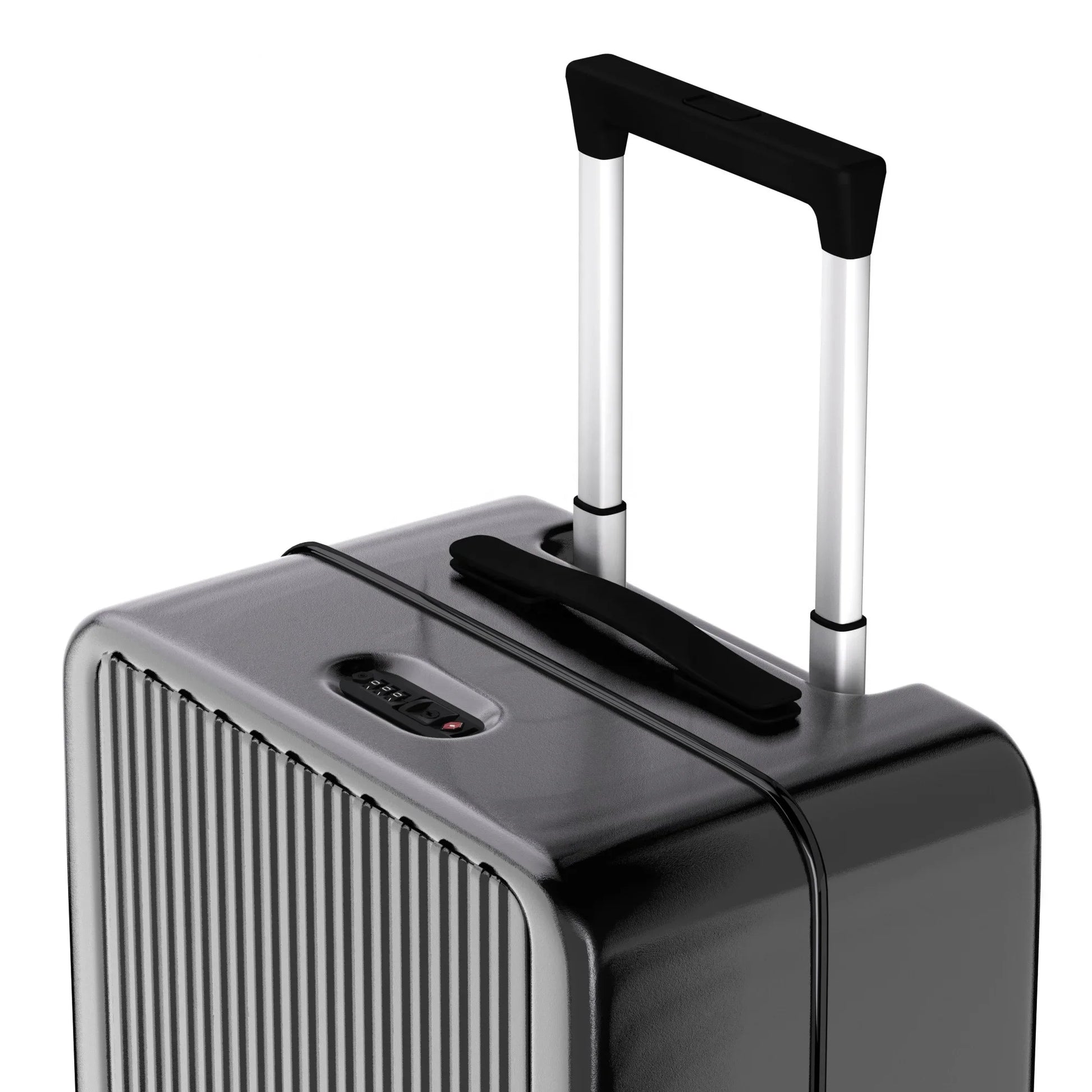 KTX-716627 Unbreakable Hard Shell Aluminium Travel Trolley Case Suitcase with PC Material