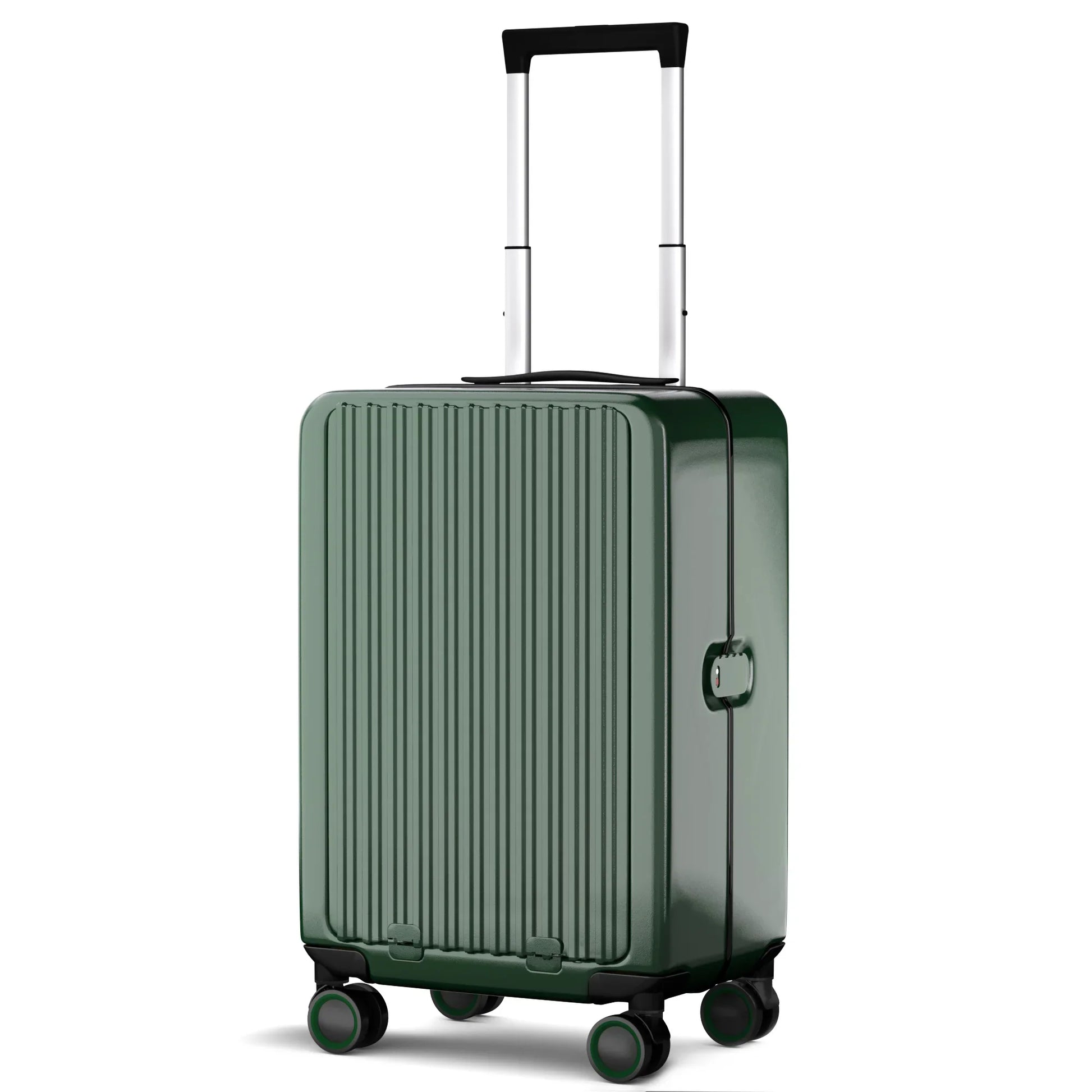 KTX-716627 Unbreakable Hard Shell Aluminium Travel Trolley Case Suitcase with PC Material