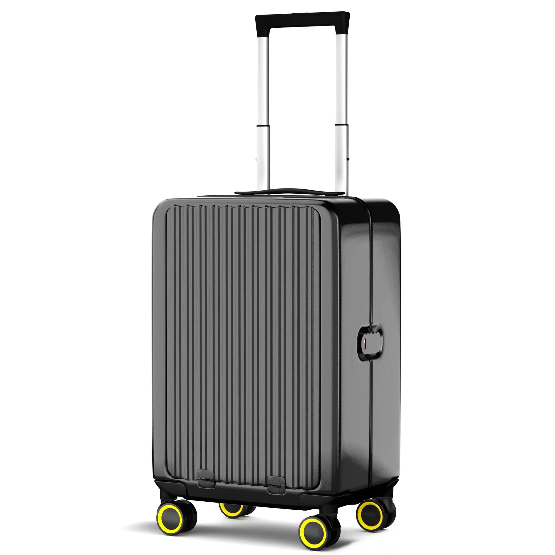 KTX-716627 Unbreakable Hard Shell Aluminium Travel Trolley Case Suitcase with PC Material