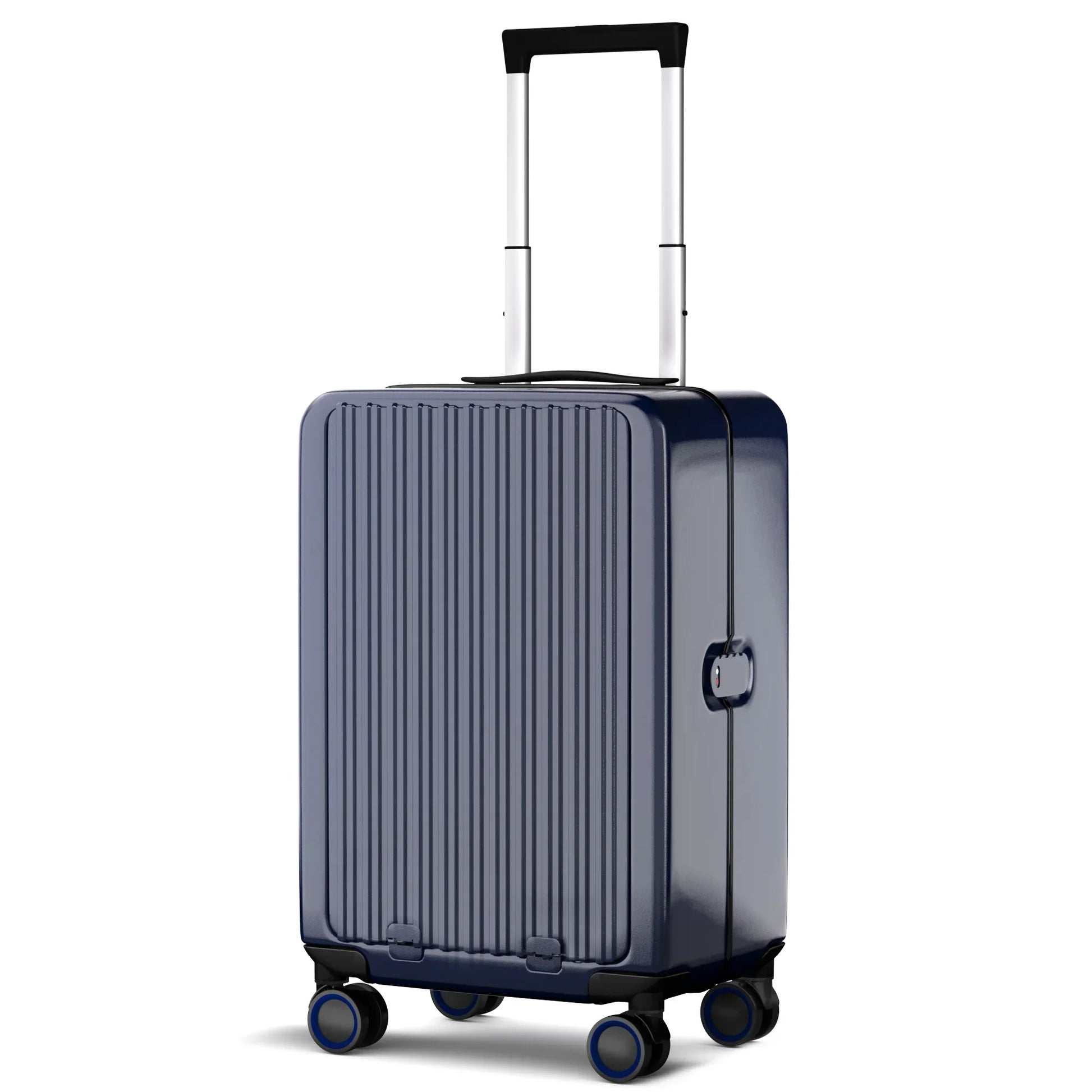KTX-716627 Unbreakable Hard Shell Aluminium Travel Trolley Case Suitcase with PC Material