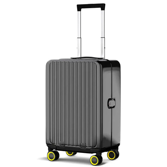 KTX-716627 Unbreakable Hard Shell Aluminium Travel Trolley Case Suitcase with PC Material