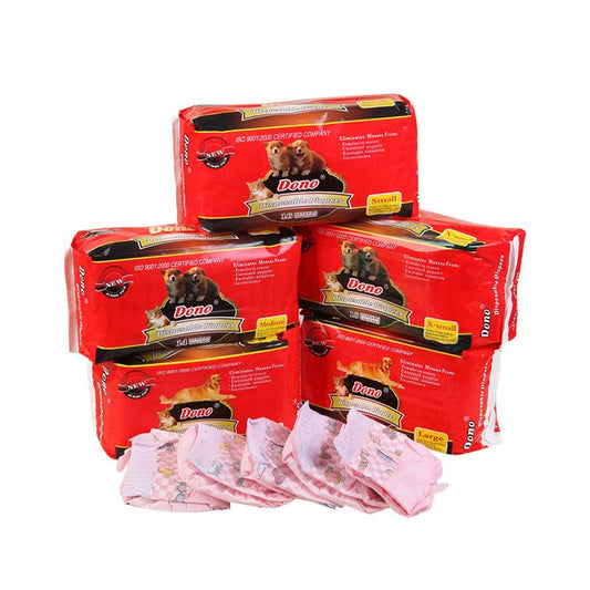 JMT-728138 Disposable Pet Diapers and Changing Pads for Easy Cleanup