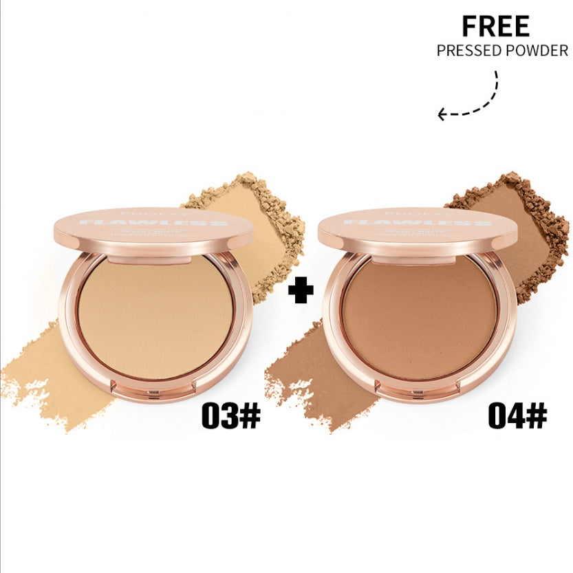 KTX-007763 Matte Setting Pressed Powder for Flawless Finish - 8g
