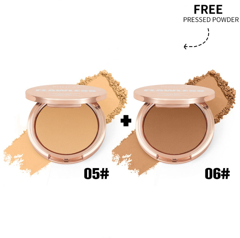 KTX-007763 Matte Setting Pressed Powder for Flawless Finish - 8g