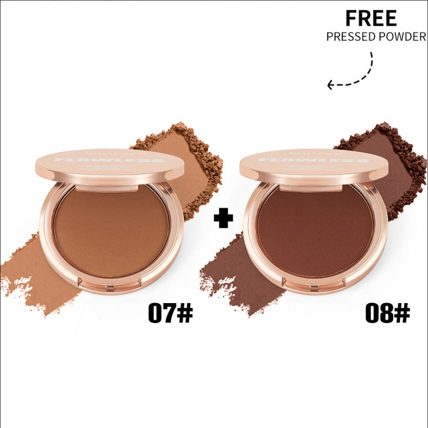 KTX-007763 Matte Setting Pressed Powder for Flawless Finish - 8g