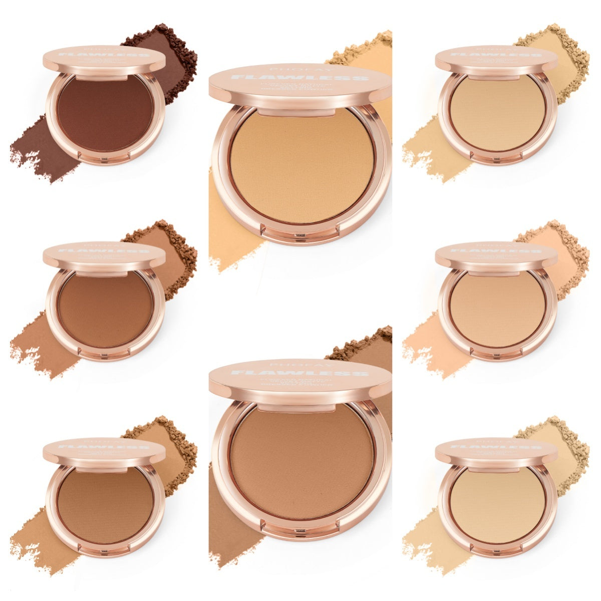 KTX-007763 Matte Setting Pressed Powder for Flawless Finish - 8g