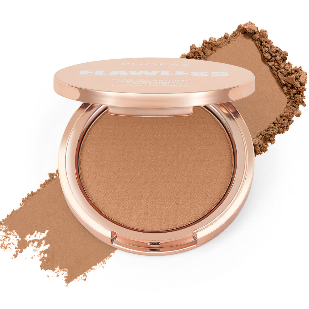 KTX-007763 Matte Setting Pressed Powder for Flawless Finish - 8g
