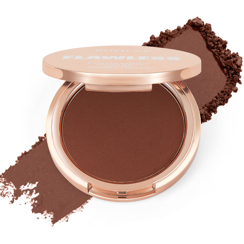 KTX-007763 Matte Setting Pressed Powder for Flawless Finish - 8g