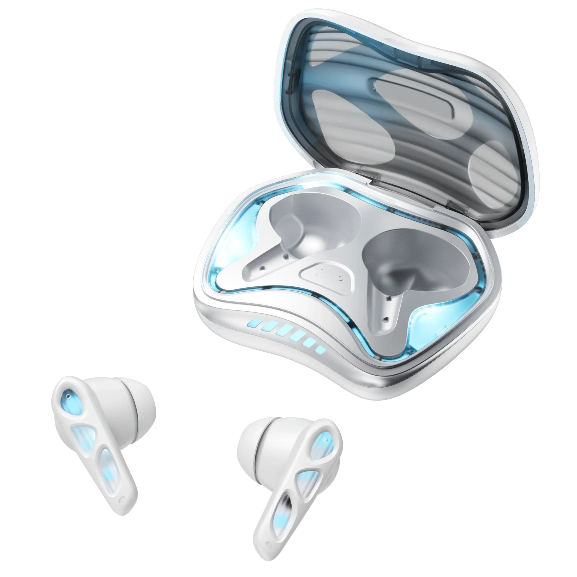 KTX-281363 YX36 In-Ear Gaming Earbuds with ENC+ANC Dual Microphones, Bluetooth 5.4, LED Battery Indicator