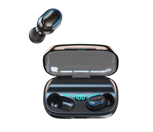 KTX-162515 Wireless Stereo Earphones with Charging Case - Bluetooth 5.0, 3 Hours Music Time, Compact Size