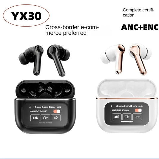 KTX-116371 Wireless Bluetooth In-Ear Headphones with ANC, LED Battery Indicator, and Low Latency for Comfort and Extended Use