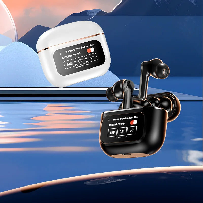 KTX-116371 Wireless Bluetooth In-Ear Headphones with ANC, LED Battery Indicator, and Low Latency for Comfort and Extended Use