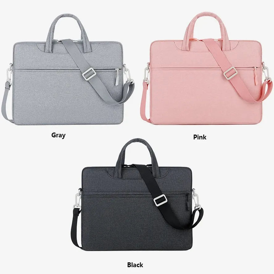 KTX-318483 Waterproof Sling Crossbody Briefcase for Laptops and Notebooks with Protective Sleeve Cover