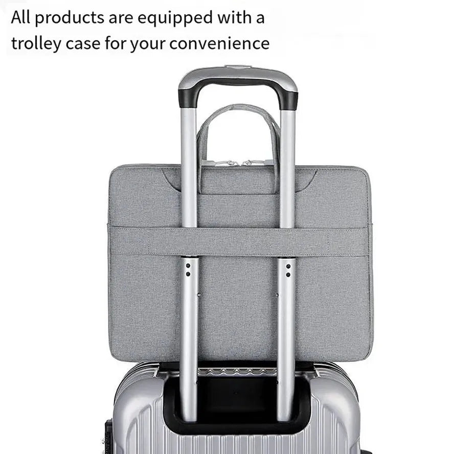 KTX-318483 Waterproof Sling Crossbody Briefcase for Laptops and Notebooks with Protective Sleeve Cover