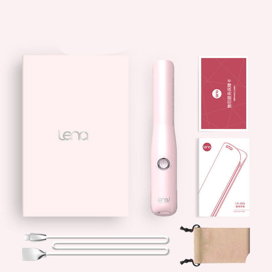 KTX-992467 Mini USB Hair Straightener with Tourmaline Ceramic and Three-Stage Temperature Control
