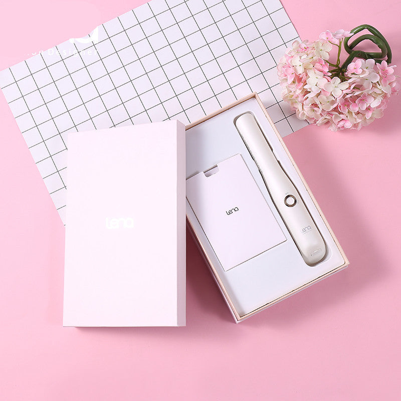 KTX-992467 Mini USB Hair Straightener with Tourmaline Ceramic and Three-Stage Temperature Control