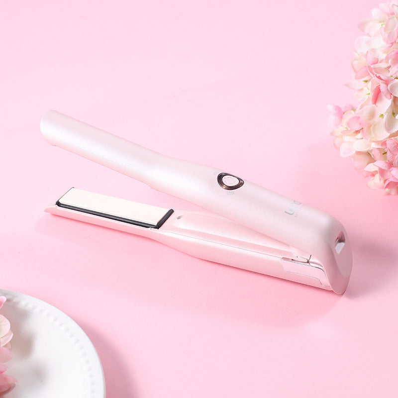 KTX-992467 Mini USB Hair Straightener with Tourmaline Ceramic and Three-Stage Temperature Control