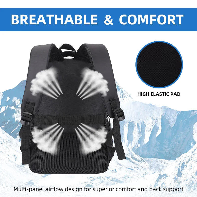 KTX-557075 Business Laptop Backpack for Men with Custom Logo Design and Organised Compartments