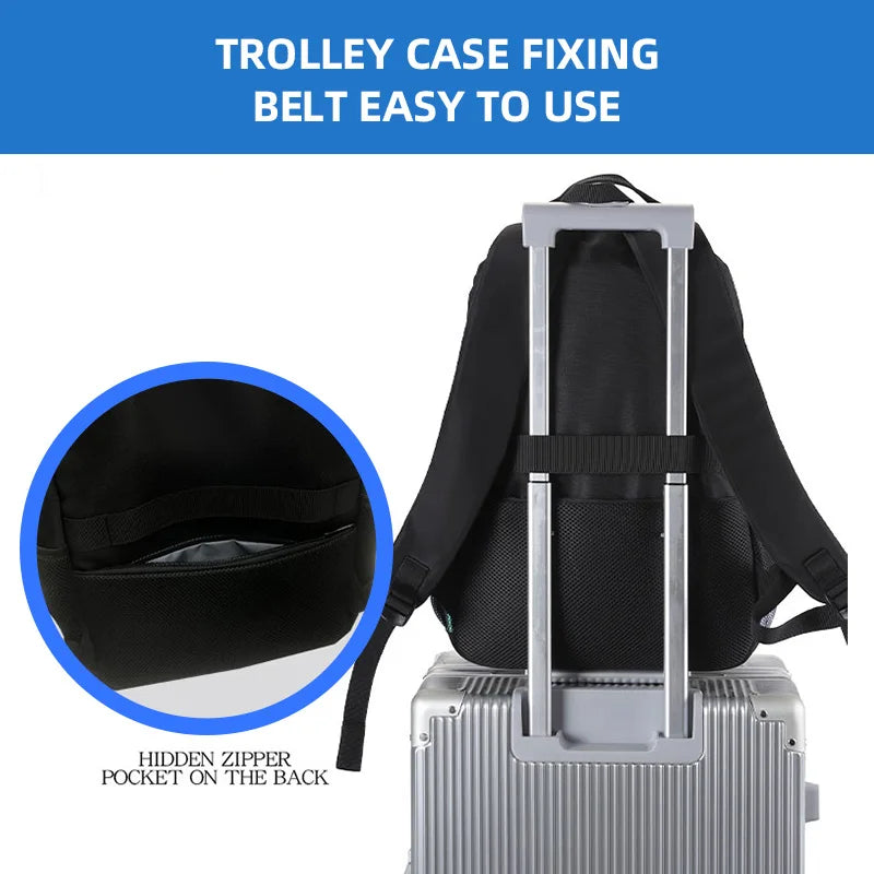KTX-557075 Business Laptop Backpack for Men with Custom Logo Design and Organised Compartments