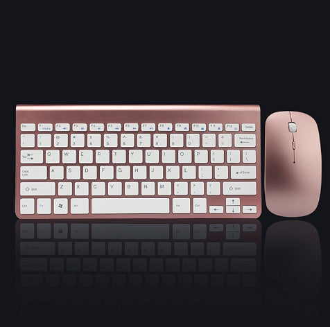 KTX-835347 2.4G Wireless Keyboard and Mouse Mini Combo Set for Laptops, Desktops, and Smart TVs