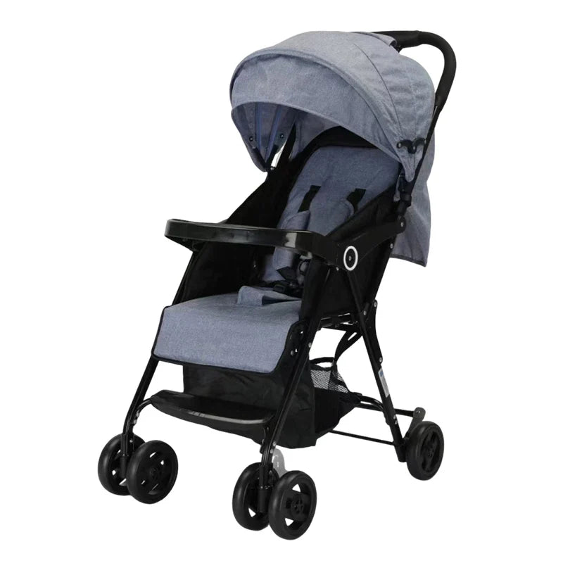 KTX-124307 Compact Lightweight Baby Stroller with Detachable Tray for Travel and Airplane Use