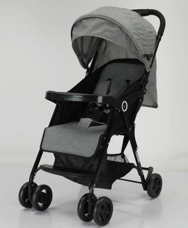 KTX-124307 Compact Lightweight Baby Stroller with Detachable Tray for Travel and Airplane Use