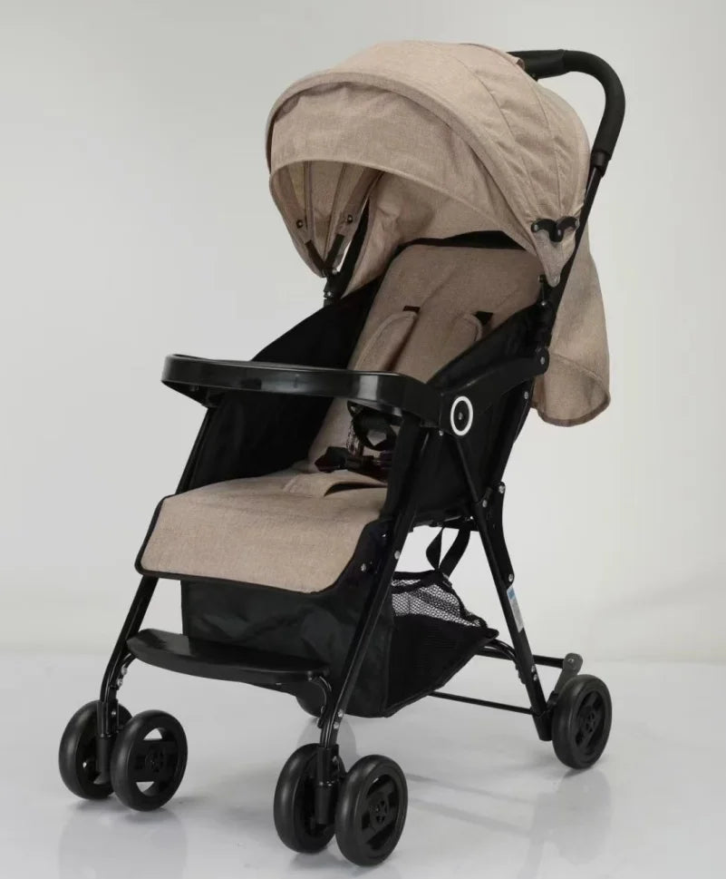 KTX-124307 Compact Lightweight Baby Stroller with Detachable Tray for Travel and Airplane Use