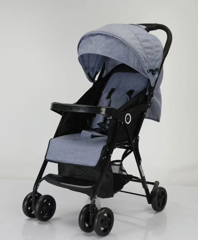 KTX-124307 Compact Lightweight Baby Stroller with Detachable Tray for Travel and Airplane Use