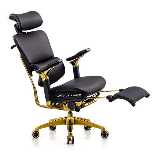 KTX-381267 High Back Ergonomic Leather Office Chair with Modern Design and Comfort Features