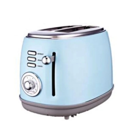 KTX-815443 2-Slice Electric Toaster with Removable Crumb Tray for Household and Commercial Use