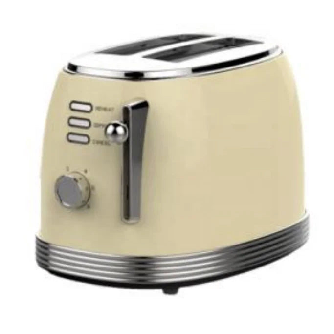 KTX-815443 2-Slice Electric Toaster with Removable Crumb Tray for Household and Commercial Use