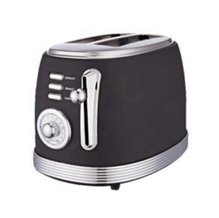 KTX-815443 2-Slice Electric Toaster with Removable Crumb Tray for Household and Commercial Use