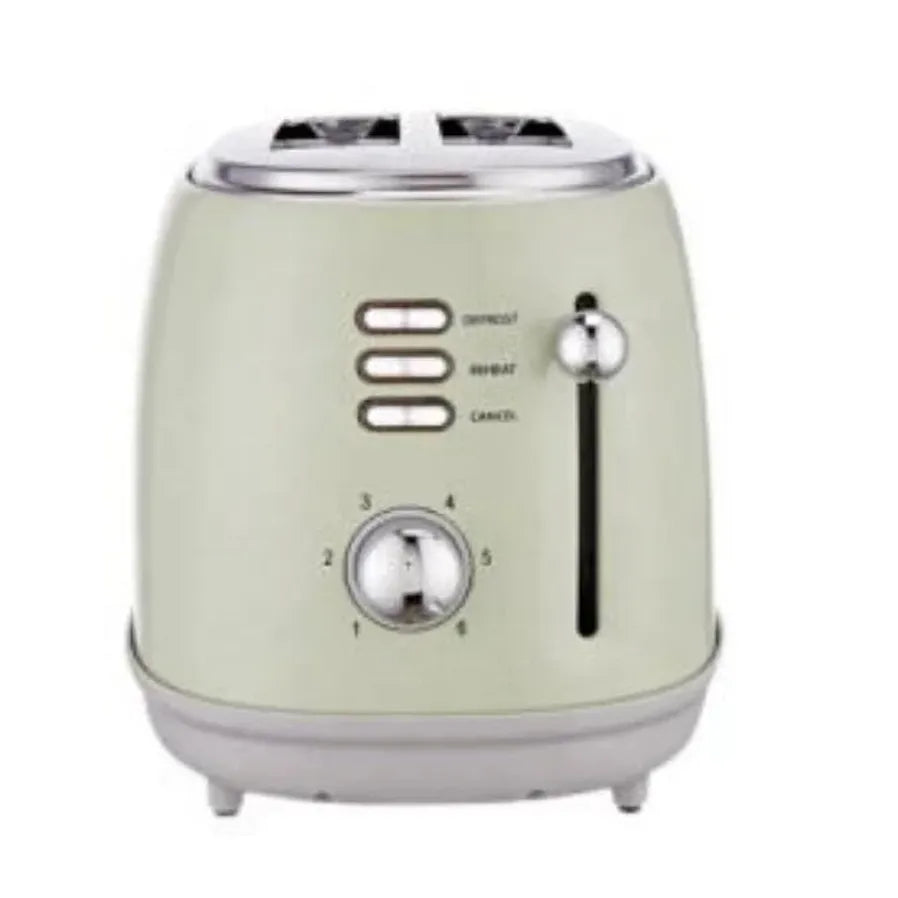 KTX-815443 2-Slice Electric Toaster with Removable Crumb Tray for Household and Commercial Use