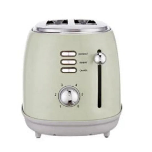 KTX-815443 2-Slice Electric Toaster with Removable Crumb Tray for Household and Commercial Use