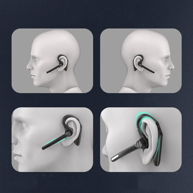 KTX-985171 Wireless Bluetooth Headset with Battery Display and Voice Control for Driving