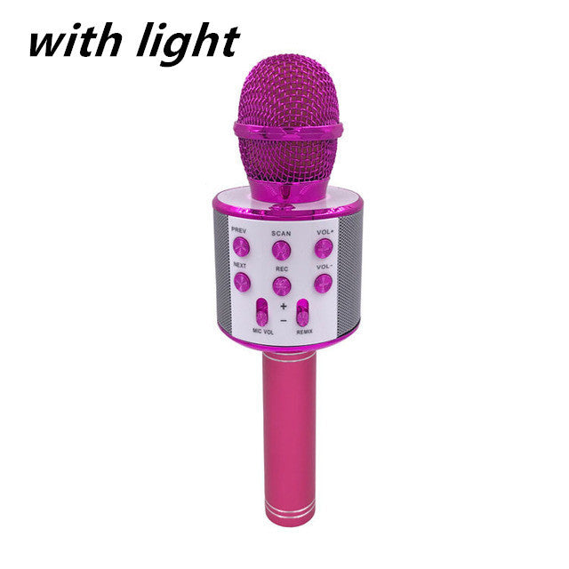 KTX-979219 Portable Bluetooth Wireless Microphone for Music Playback and Karaoke at Home