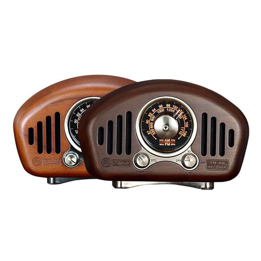 KTX-425107 FMAM Bluetooth Portable Speaker with 3600 mAh Battery, 20+ Hours Radio Playtime, and USB Interface