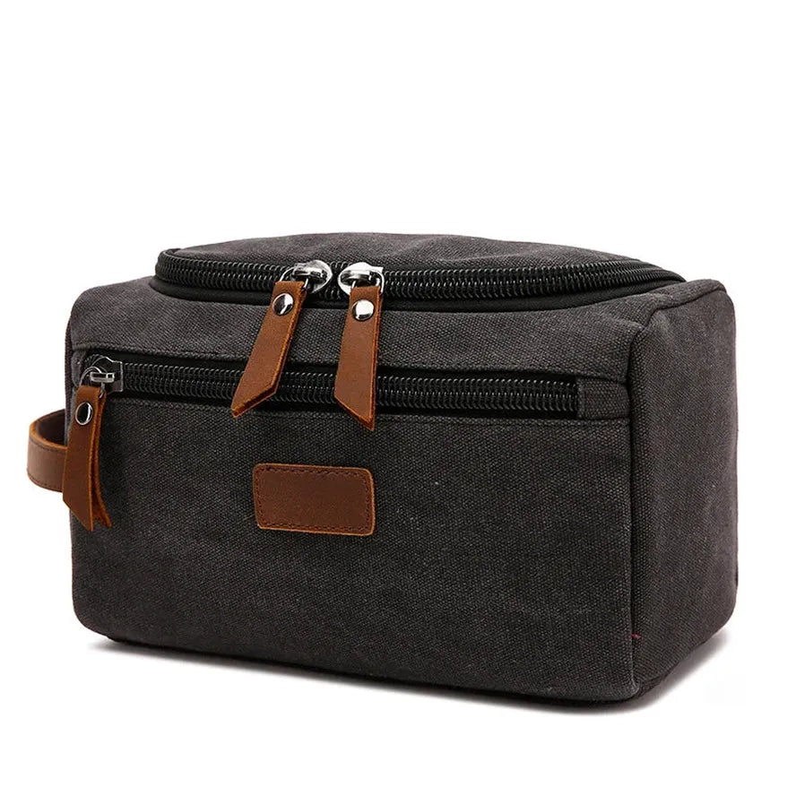 KTX-744467 Retro Leisure Travel Wash Bag for Men and Women - Cosmetic & Storage Organizer in Multiple Colours
