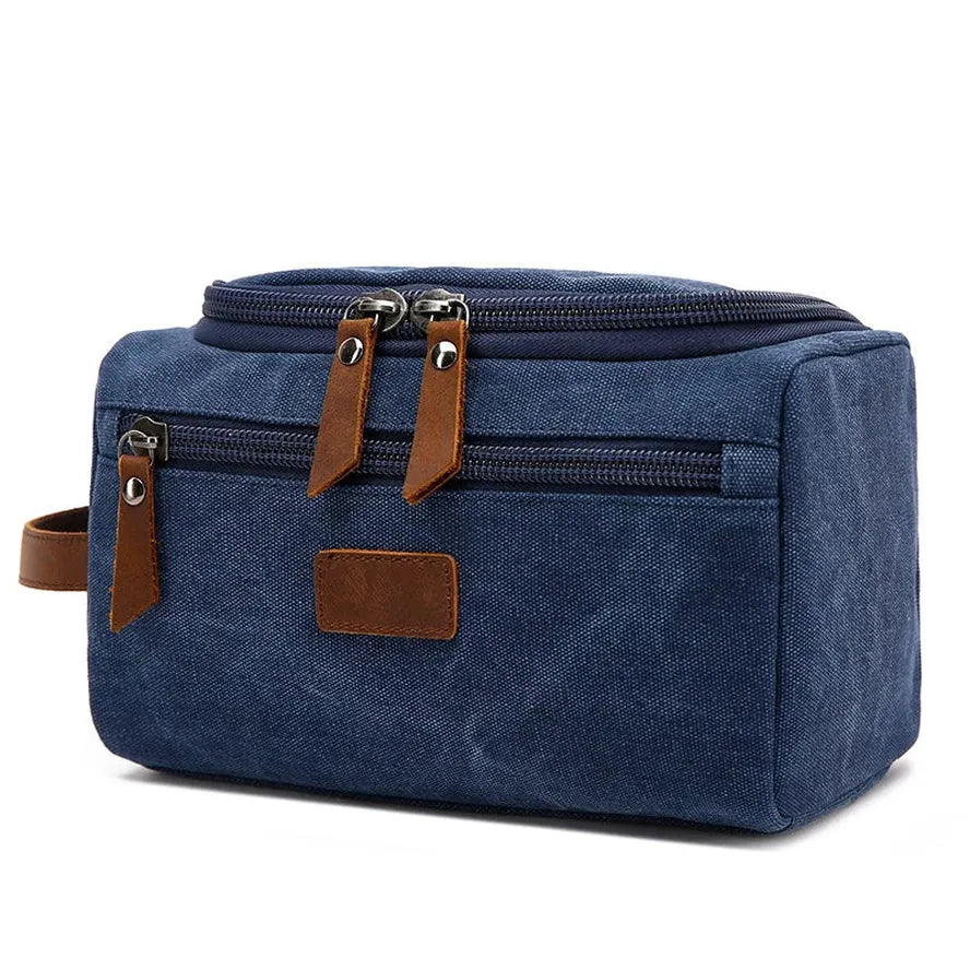 KTX-744467 Retro Leisure Travel Wash Bag for Men and Women - Cosmetic & Storage Organizer in Multiple Colours
