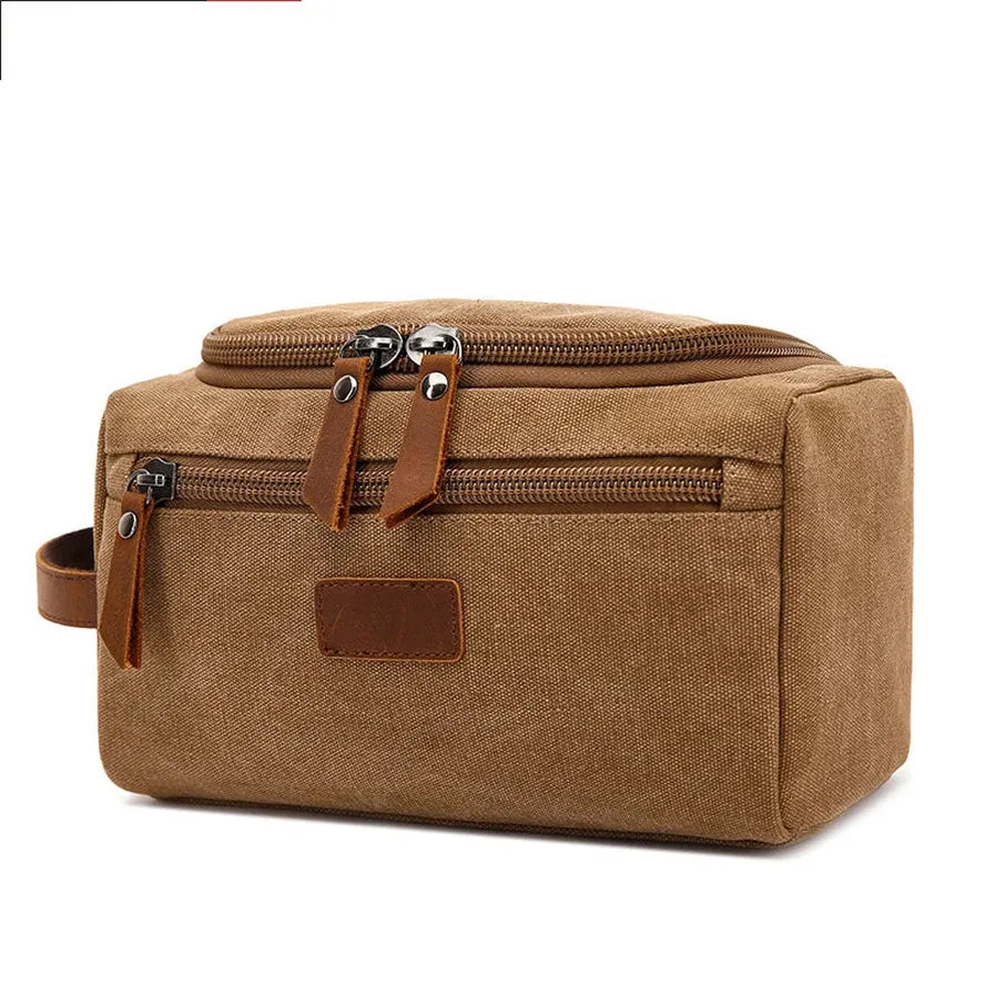 KTX-744467 Retro Leisure Travel Wash Bag for Men and Women - Cosmetic & Storage Organizer in Multiple Colours