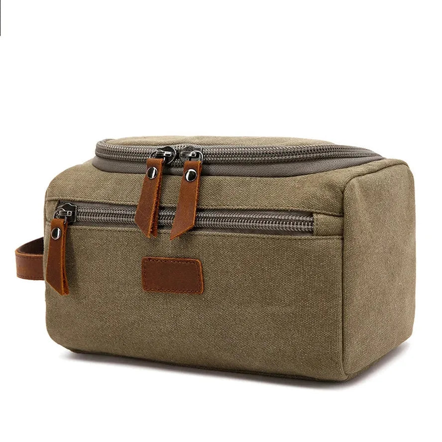 KTX-744467 Retro Leisure Travel Wash Bag for Men and Women - Cosmetic & Storage Organizer in Multiple Colours