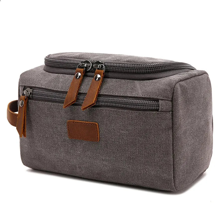 KTX-744467 Retro Leisure Travel Wash Bag for Men and Women - Cosmetic & Storage Organizer in Multiple Colours
