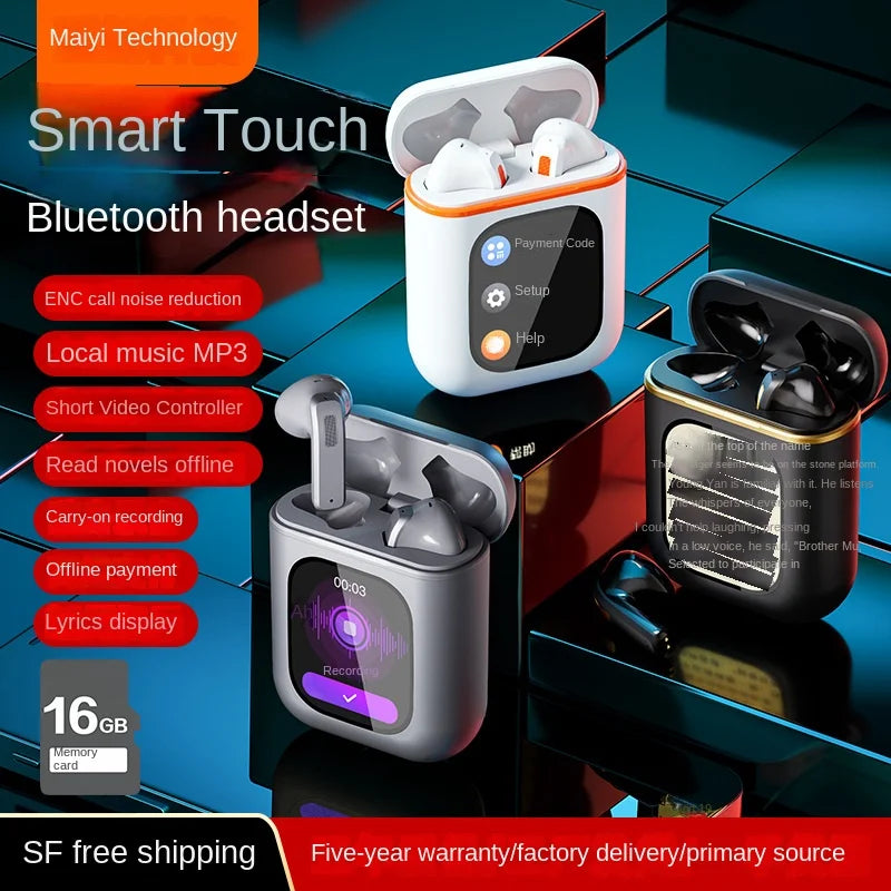 KTX-444051 Touch Control K2 TWS Earphones with Noise Reduction and MP3 Recording Function