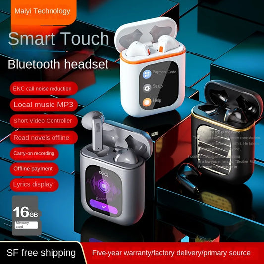 KTX-444051 Touch Control K2 TWS Earphones with Noise Reduction and MP3 Recording Function