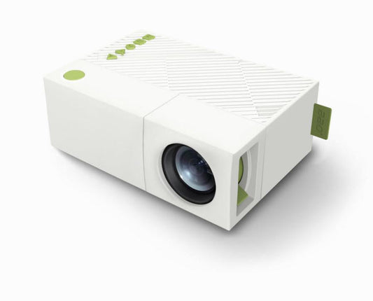 KTX-520467 Compact Le Jiada YG300 HD Micro Projector for Front Projection - Portable and Lightweight Design