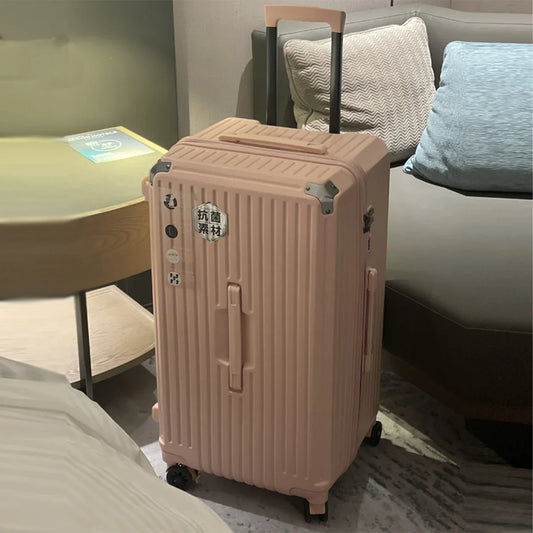 KTX-619475 Durable Water-Resistant Trolley Luggage with Cup Holder Hook