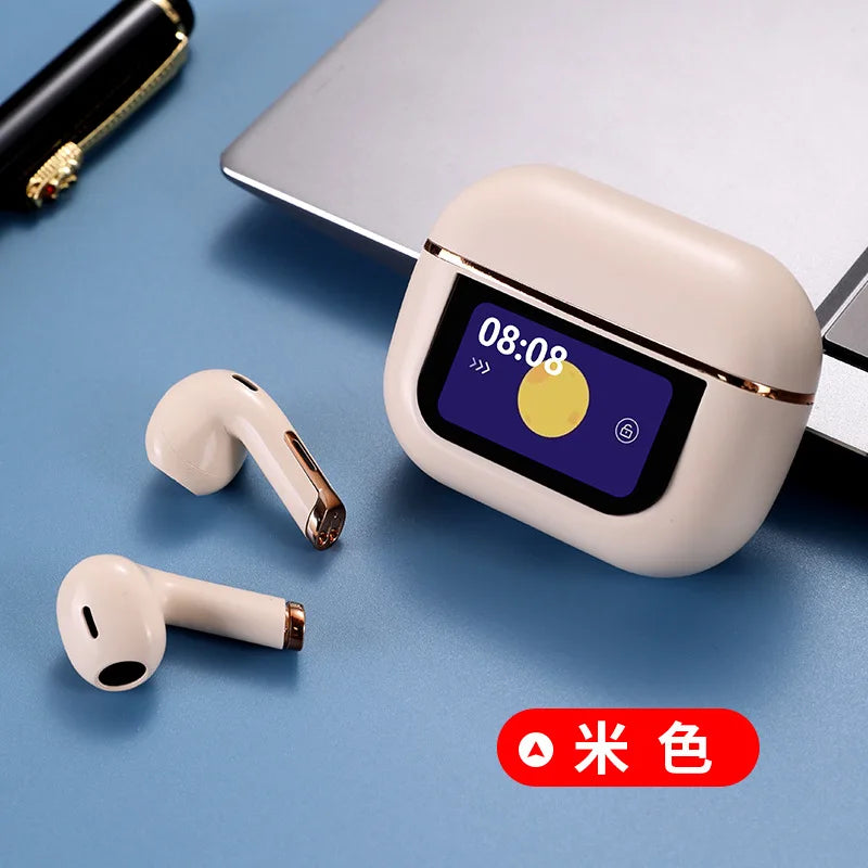 KTX-083603 Wireless In-Ear Headset with ENC, LED Battery Indicator, and Smart Display
